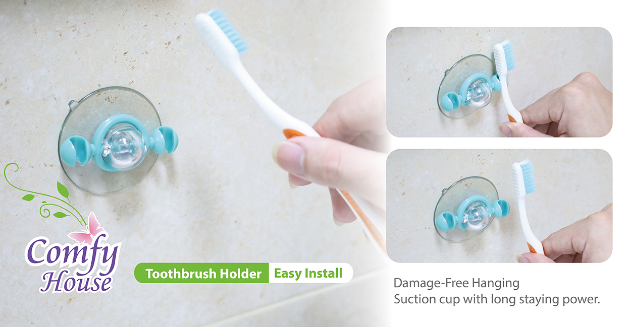 RT-A7014 Toothbrush Holder｜Suction Cup Series