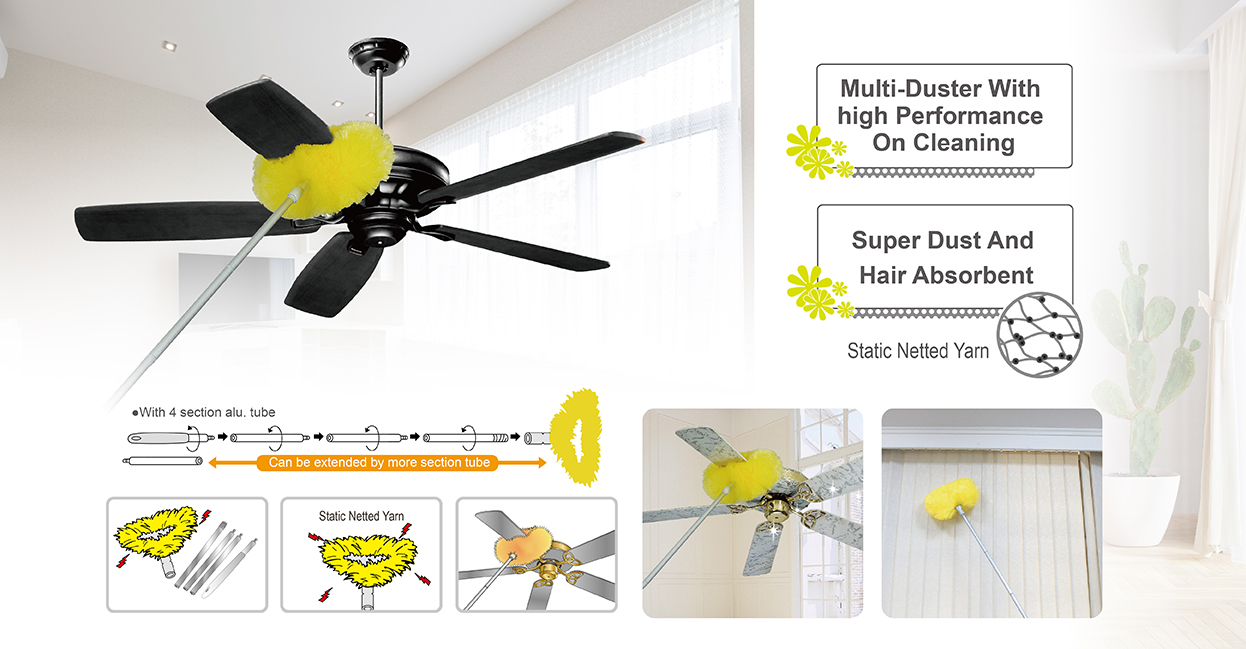 RT-C3605 Ceiling Fan Duster｜Ceiling Cleaning