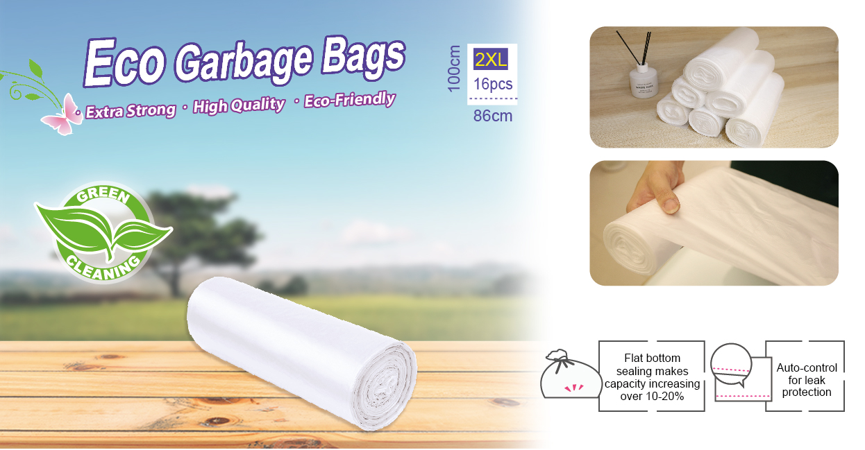 RT-G0002 Eco Garbage Bags (2XL)｜Trash Bags