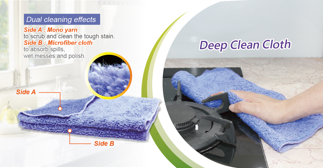 Deep Clean Microfiber Cloth-Product Description