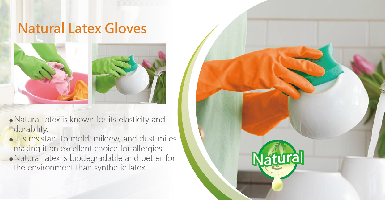 RT-K5001L Natural Latex Gloves